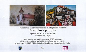 Otvoritev razstave Prazniku v pozdrav Otvoritev razstave Prazniku v pozdrav