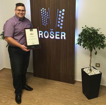 Klemen Rošer prejel certifikat o bonitetni odličnosti