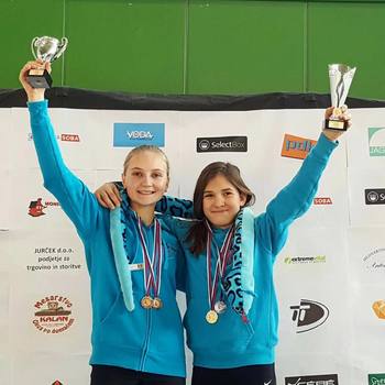 Državno prvenstvo v športnem plezanju z zlato medaljo