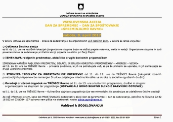 DAN ZA SPREMEMBE – DAN ZA SPOŠTOVANJE