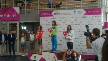 Sara Račnik mladinski olimpijski šampion v plavanju