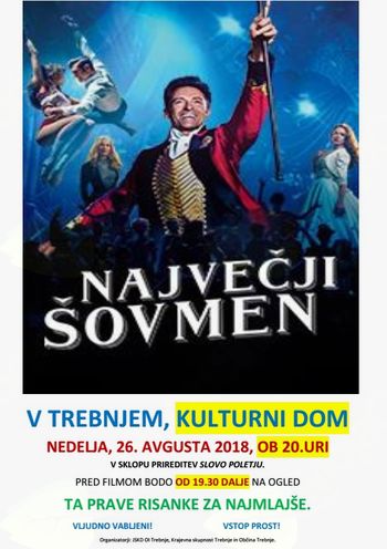 Letni kino: Film NAJVEČJI ŠOVMEN