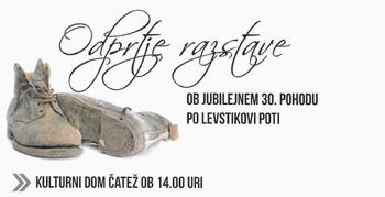 Razstava ob 30. pohodu po Levstikovi poti