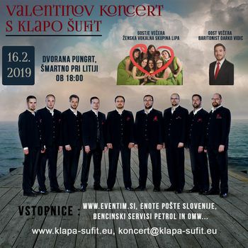 Valentinov koncert s Klapo Šufit in gosti