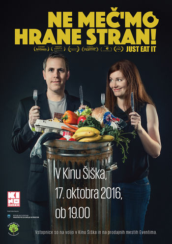 Slovenska premiera filma Ne meč'mo hrane stran! (Just Eat It)