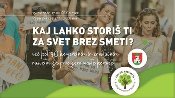 Kaj lahko storiš ti za svet brez smeti?