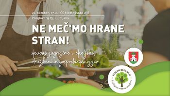 Ne meč'mo hrane stran!