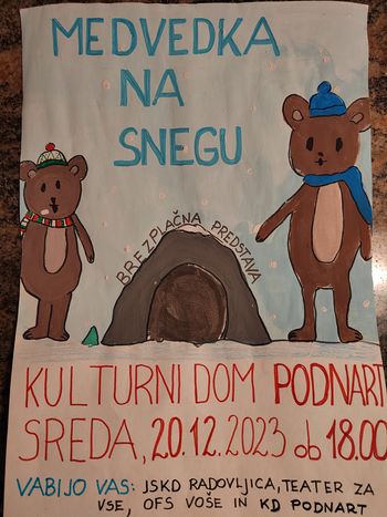 Medvedka na snegu (M. Frelih) - igrana predstava
