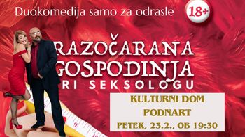 Za polnoletne: RAZOČARANA GOSPODINJA pri seksologu