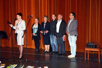 SAVINJSKI BRALCI IN AVTORJI NA ZAKLJUČNI PRIREDITVI SAVINJČANI BEREMO 2014/2015