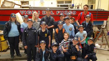 Mladi gasilci PGD Bovec v Benetkah