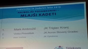 PRIREDITEV  JUDOISTKA IN JUDOIST LETA 2015