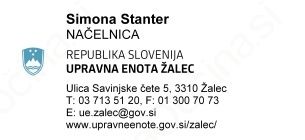 UPRAVNA ENOTA ŽALEC V LETU 2013