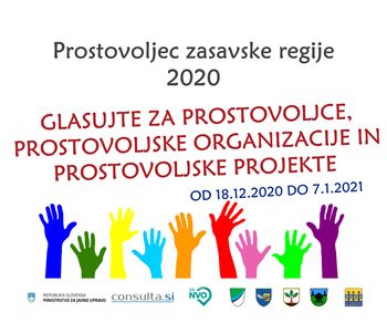 Glasujte tudi vi! Znani so kandidati za nazive javnega natečaja Prostovoljec zasavske regije 2020 Glasujte tudi vi! Znani so kandidati za nazive javnega natečaja Prostovoljec zasavske regije 2020