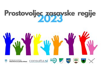 Predlagajte kandidate za prejem nazivov Prostovoljec zasavske regije 2023