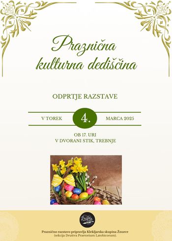 Vabilo na razstavo: Praznična kulturna dediščina