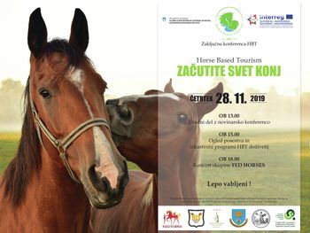 ZAČUTITE SVET KONJ - zaključni dogodek projekta Horse Based Tourism - z nastopom skupine FED HORSES
