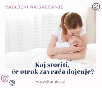 Kaj storiti, če otrok zavrača dojenje