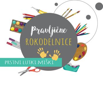 Pravljične rokodelnice - prstni lutki miški