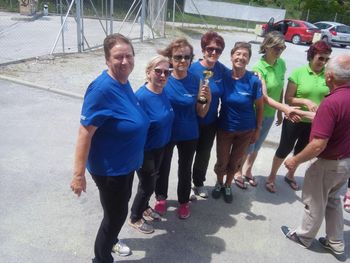 TREBANJSKI upokojenci - dolenjski prvaki v petanki