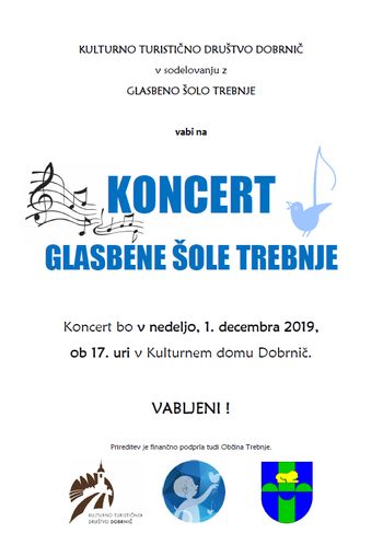 Koncert Glasbene šole Trebnje