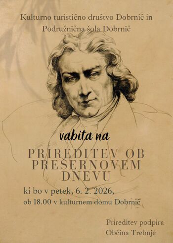 PRIREDITEV OB PREŠERNOVEM DNEVU