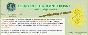 5. Poletni dejavni dnevi