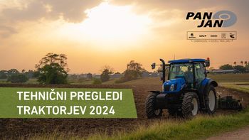 Pan Jan - Tehnični pregledi traktorjev na terenu 2024 