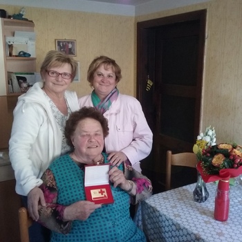 Na obisku pri Anici Zagrušovcem Na obisku pri Anici Zagrušovcem