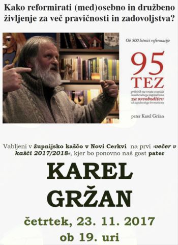 Večer v kašči: Kako reformirati (med)osebno in družbeno življenje za več pravičnosti in zadovoljstva?