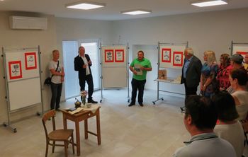 Ivan Cankar v portretni karikaturi v Knjižnici Vojnik Ivan Cankar v portretni karikaturi v Knjižnici Vojnik