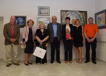 Likovna razstava Ksenije Ferenc v spomin na akademika dr. Josipa Kotnika