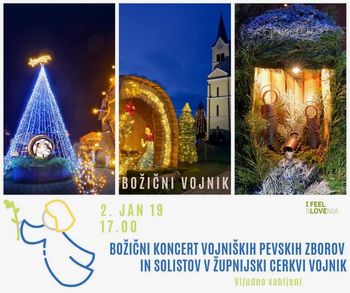 Danes: božični koncert vojniških pevskih zborov in solistov v župnijski cerkvi v Vojniku