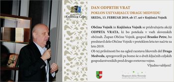 Dan odprtih vrat, Poklon ustvarjalcu Dragu Medvedu