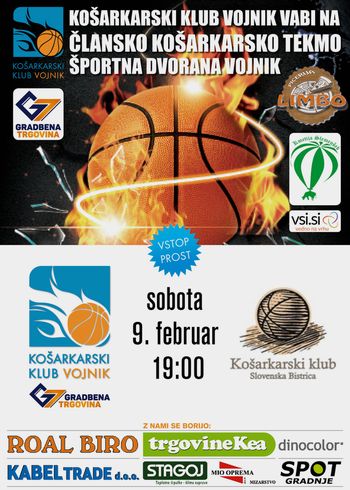 Vabilo na košarkarsko tekmo