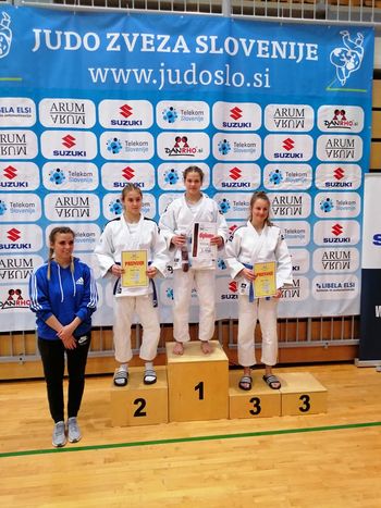 Anita Kramer – članska državna prvakinja po pasovih v Kopru 