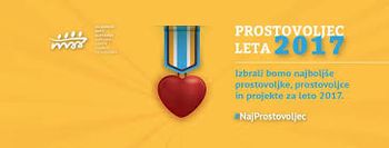 Natečaj Prostovoljec leta 2018