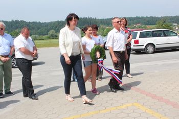 Spominska slovesnost pri Olčjek Spominska slovesnost pri Olčjek