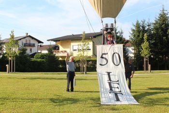 Fotogalerija: Dvig balona ob praznovanju Antona Pergerja