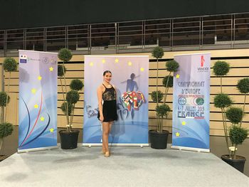 Eva uspešna na Evropskem prvenstvu v twirlingu