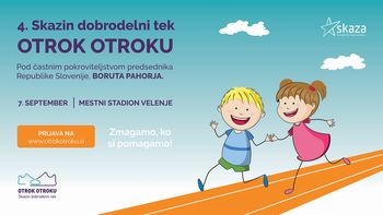 4. Skazin dobrodelni tek Otrok otroku