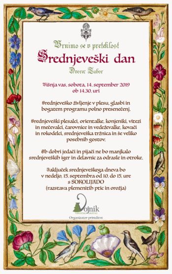 Povabilo: Vrnimo se v preteklost – Srednjeveški dan