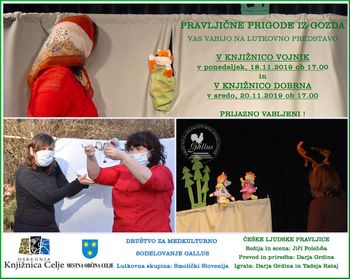 »Pravljične prigode iz gozda« v knjižnicah Vojnik in Dobrna