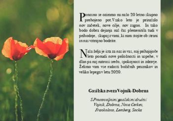Voščilo GZ Vojnik-Dobrna Voščilo GZ Vojnik-Dobrna