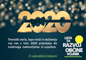 Voščilo Liste za razvoj občine Vojnik Voščilo Liste za razvoj občine Vojnik