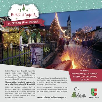 Božični Vojnik vabi Božični Vojnik vabi