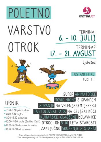Poletno varstvo otrok s Postani.fit Poletno varstvo otrok s Postani.fit