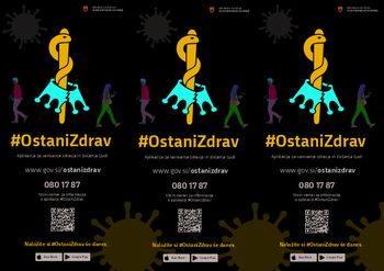 #OstaniZdrav: Aplikacija za varovanje zdravja in življenja ljudi #OstaniZdrav: Aplikacija za varovanje zdravja in življenja ljudi