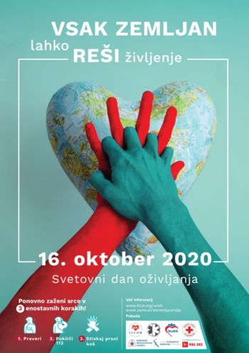 SLOVENIJA OŽIVLJA! – Svetovni dan oživljanja