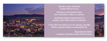 Voščilo župana ob božično-novoletnih praznikih